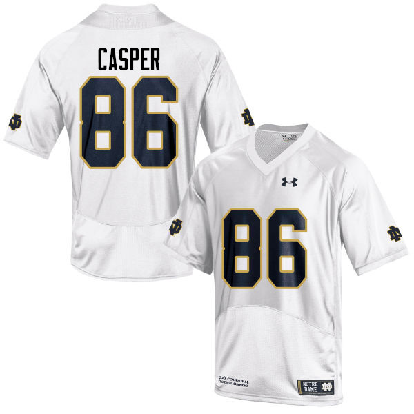 Men's NCAA Notre Dame Fighting Irish #86 Dave Casper Stitched College Under Armour Authentic White Football Jersey ZM10T10CV